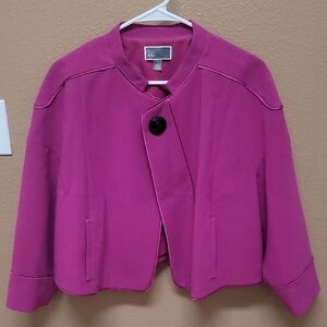 Chelsea28 Pink Cape Structured Shoulders